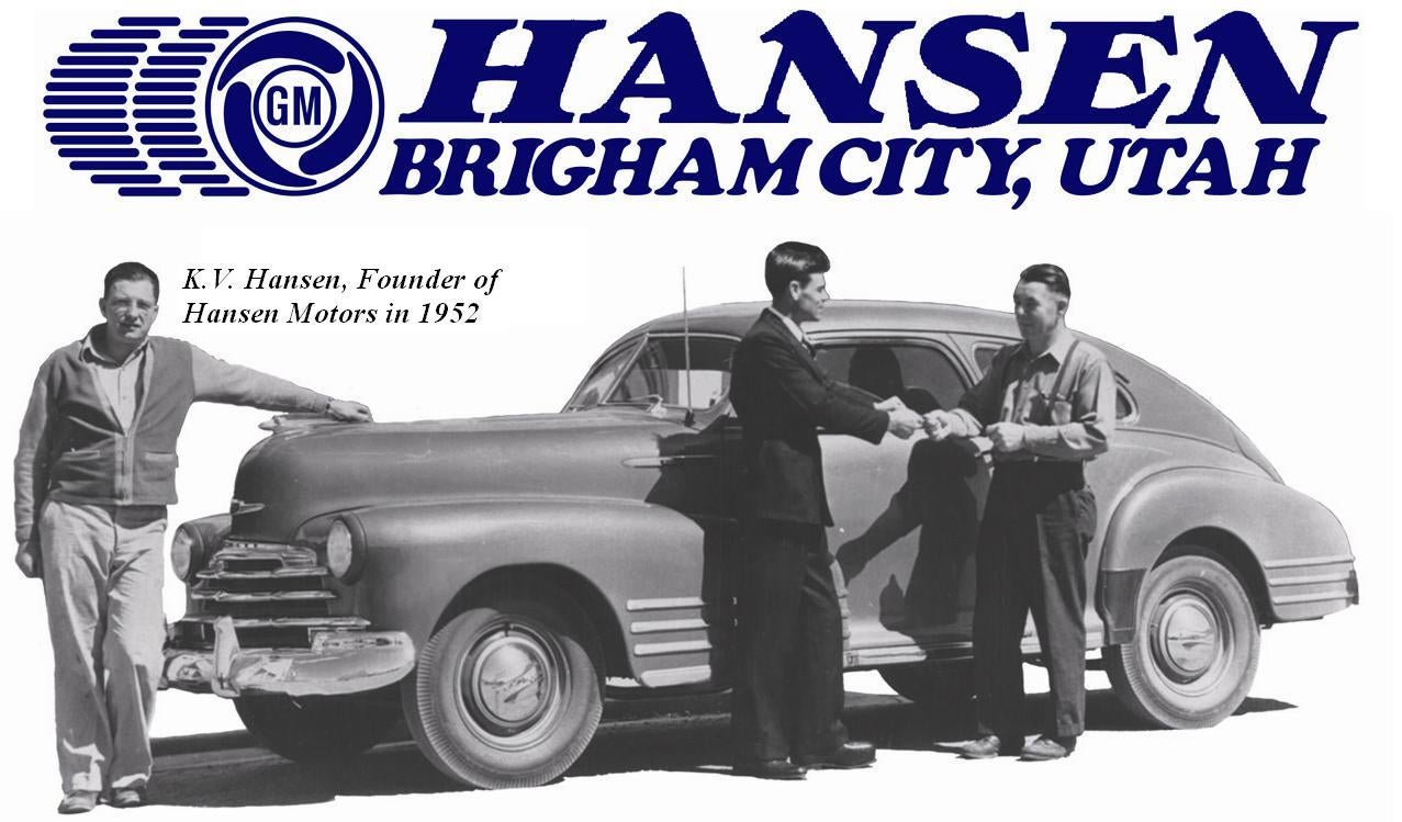 K.V. Hansen, Founder of Hansen Motor Co CHEVY in 1952